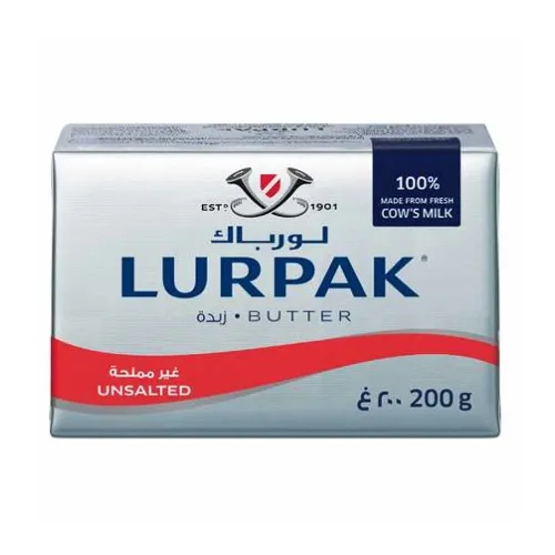 BUTTER UNSALTED LURPAK ( 200 GM )