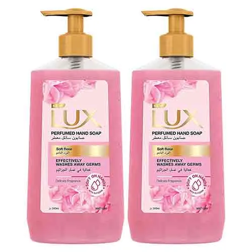 HAND WASH SOFT ROSE LUX ( 2 X 500 ml )