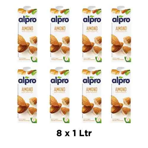 MILK ALMOND ROASTED DRINK ORIGINAL ALPRO ( 8 X 1 LTR )