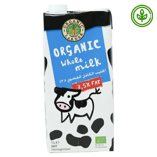 MILK WHOLE ORGANIC LARDER ( 1 LTR )