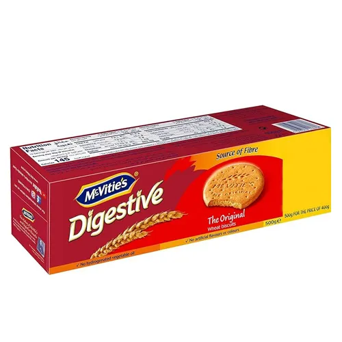 BISCUIT WHEAT DIGESTIVE ORIGINAL MCVITIES ( 20 X 500 GM )