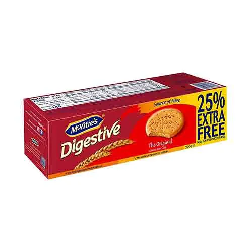 BISCUIT WHEAT DIGESTIVE ORIGINAL MCVITIES ( 500 GM )