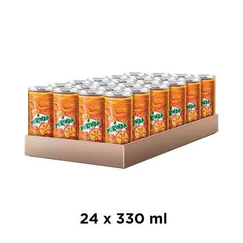 MIRINDA ORANGE CAN ( 24 X 330 ml )