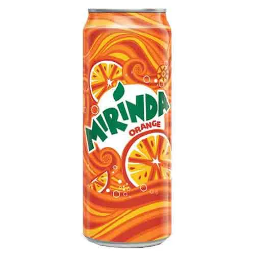 MIRINDA ORANGE CAN ( 330 ml )