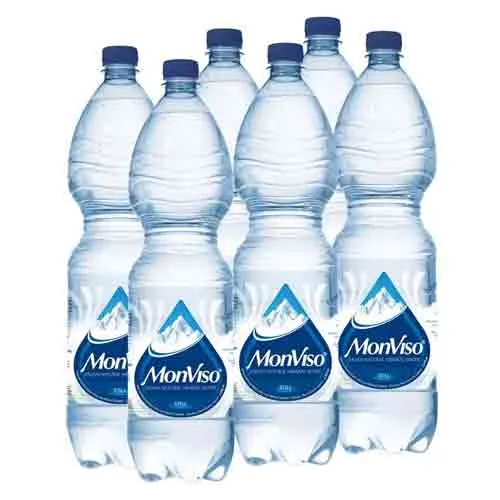 WATER STILL NATURAL MINERAL MONVISO ( 6 X 1.5 LTR )