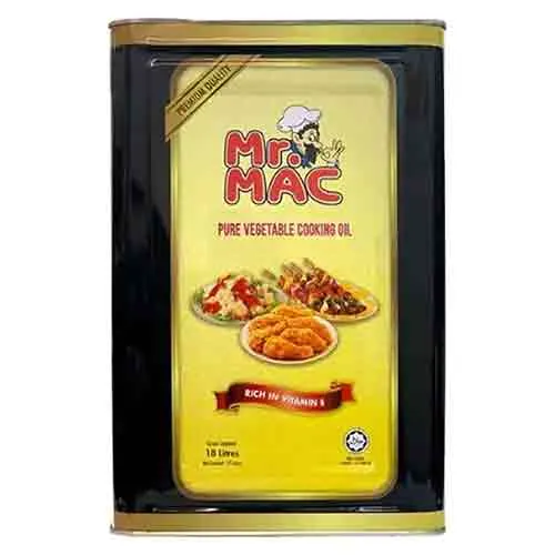 OIL VEGETABLE COOKING MR. MAC ( 18 LTR )
