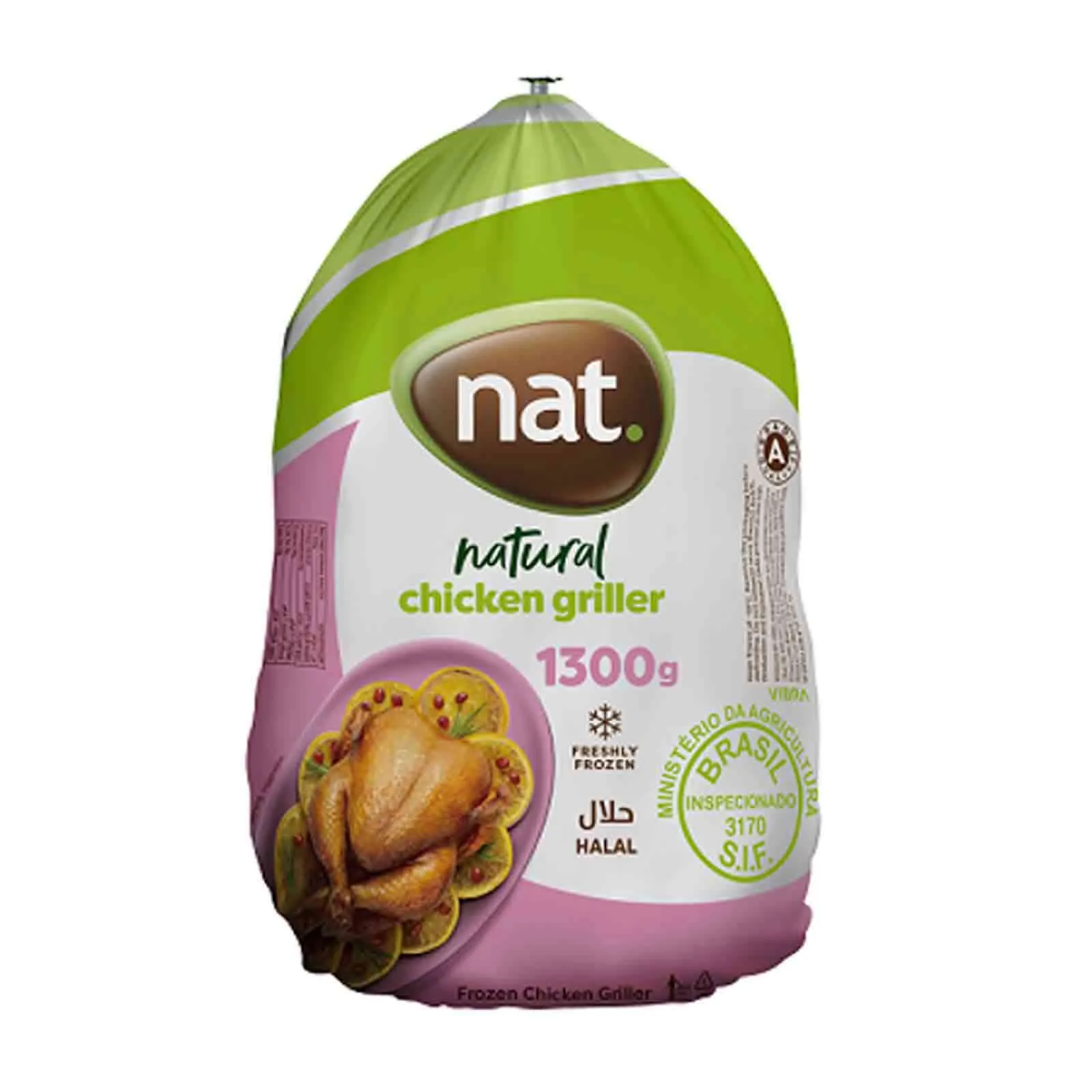 CHICKEN WHOLE FROZEN NAT ( 1300 gm )