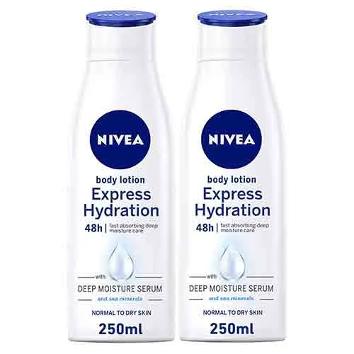 BODY LOTION DRY SKIN EXPRESS HYDRATION NIVEA (2X250 ml)