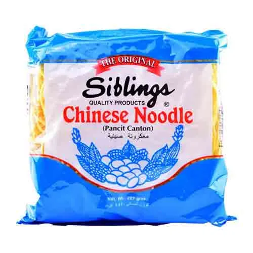 NOODLES CHINESE PANCIT CANTON SIBLINGS ( 227 GM )