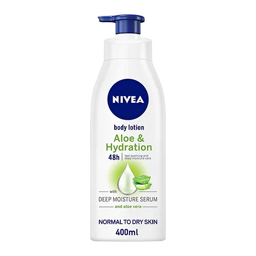 BODY LOTION ALOE & HYD NORMAL TO DRY SKIN NIVEA (400 ml)