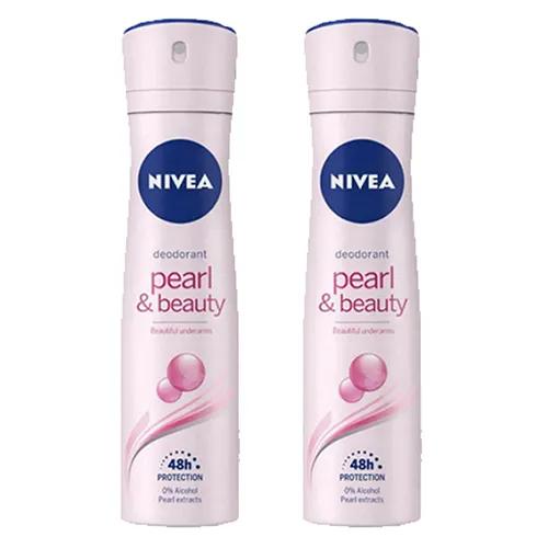 DEODORANT SPRAY PEARL & BEAUTY NIVEA (2 X 150 ML)