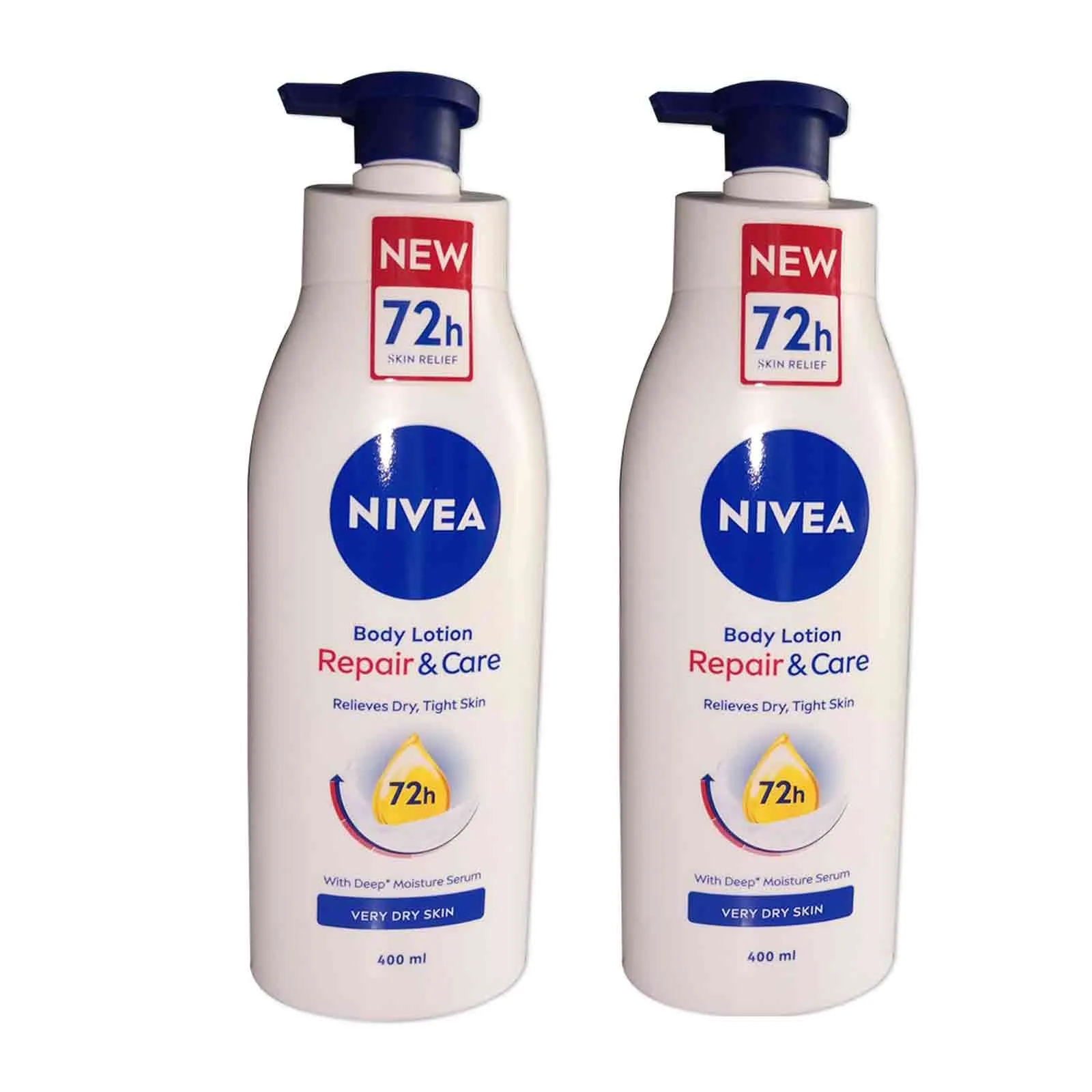 BODY LOTION VERY DRY SKIN REPAIR & CARE NIVEA (2 X 400 ml)
