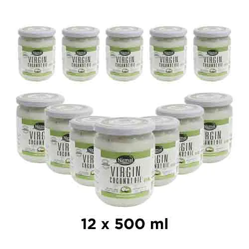 OIL COCONUT VIRGIN KLF NIRMAL  ( 12 X 500 ML )