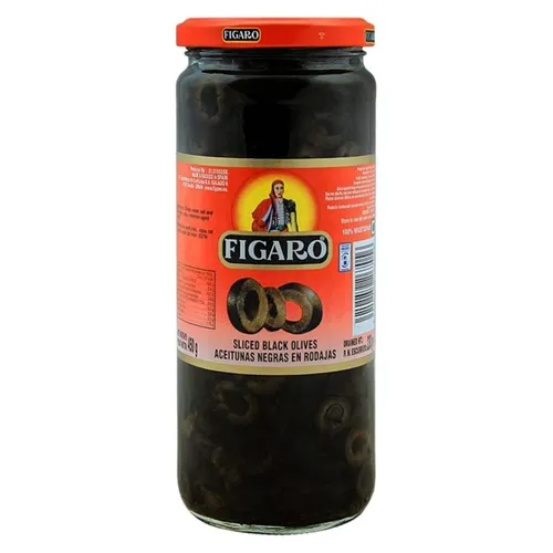 OLIVE BLACK PLAIN FIGARO ( 450 GM )