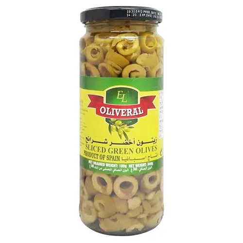 OLIVE GREEN SLICED OLIVERAL ( 340 GM )