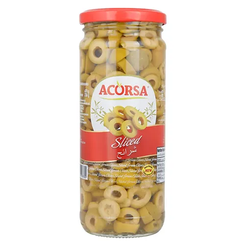 OLIVES GREEN SLICED ACORSA ( 230 GM )