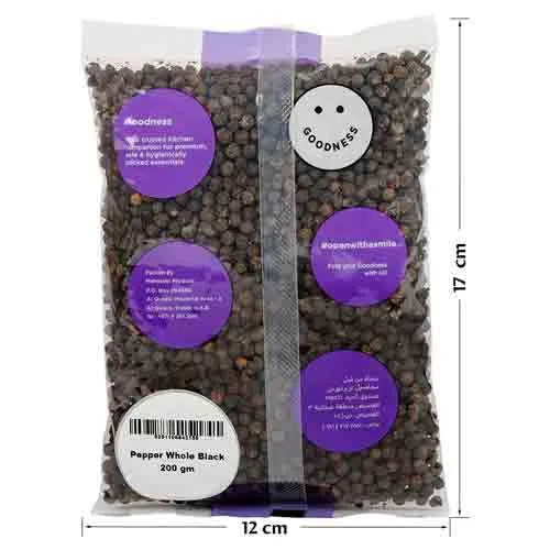  Goodness Pepper Whole Black 200 g 