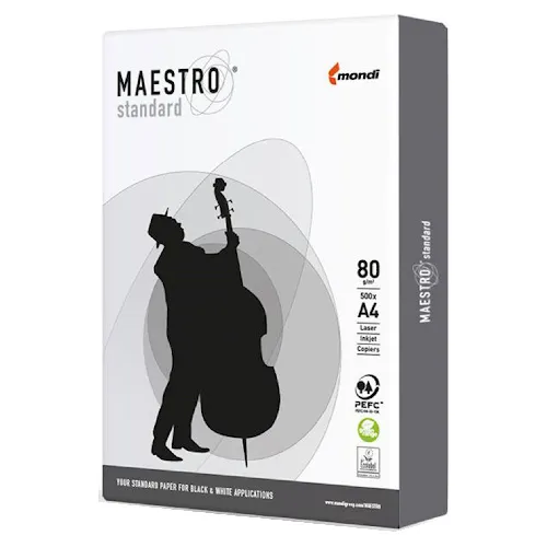 PAPER A4 SIZE 80 GSM MAESTRO MONDI  ( 5 REAMS ) 