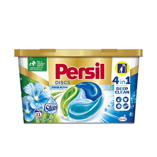 DETERGENT DISCS 4 IN 1 SILAN FRESH ACTIVE PERSIL ( 11 PCS )