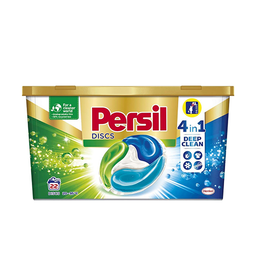DETERGENT DISCS 4 IN 1 UNIVERSAL PERSIL ( 22 PCS )