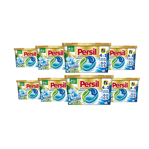 DETERGENT DISCS 4 IN 1 SILAN FRESH ACTIVE PERSIL ( 8 X 11 PCS )