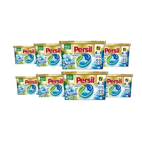 DETERGENT DISCS 4 IN 1 SILAN FRESH ACTIVE PERSIL ( 8 X 11 PCS )