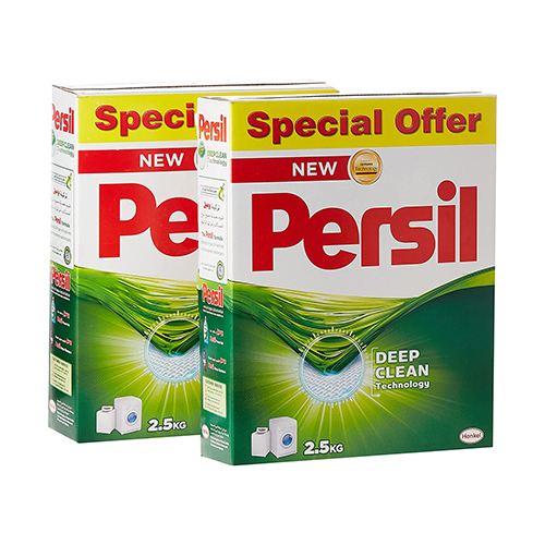 DETERGENT LAUNDRY POWDER GREEN PERSIL (2 X 2.5 kg )