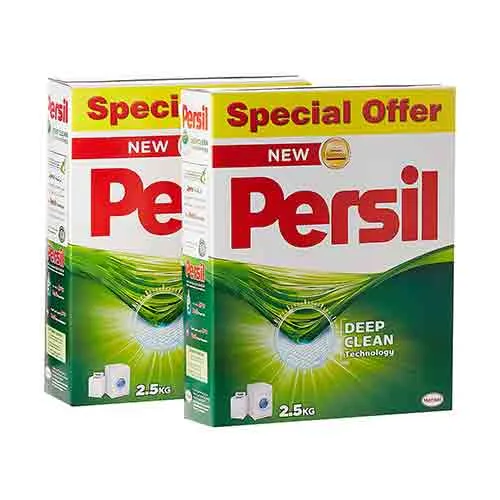 DETERGENT LAUNDRY POWDER GREEN PERSIL (2 X 2.5 kg )