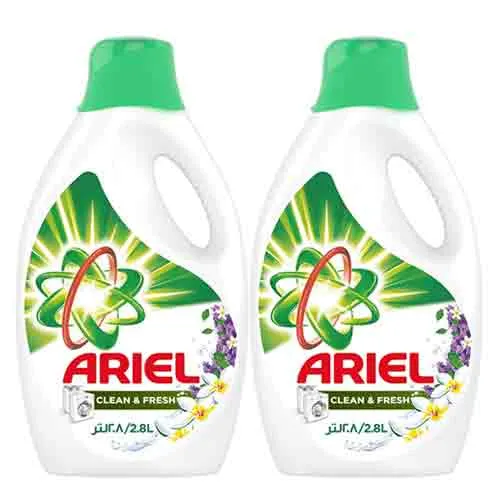 POWER GEL CLEAN & FRESH SCENT ARIEL ( 2 X 2.8 LTR )