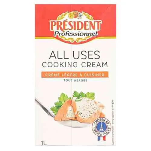 COOKING CREAM ALL USES PRESIDENT (1 LTR)