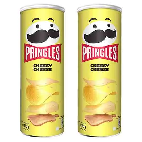 CHIPS CHEESY CHEESE PRINGLES ( 2 X 165 gm )
