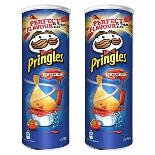 CHIPS KETCHUP PRINGLES (2 X 165 gm)
