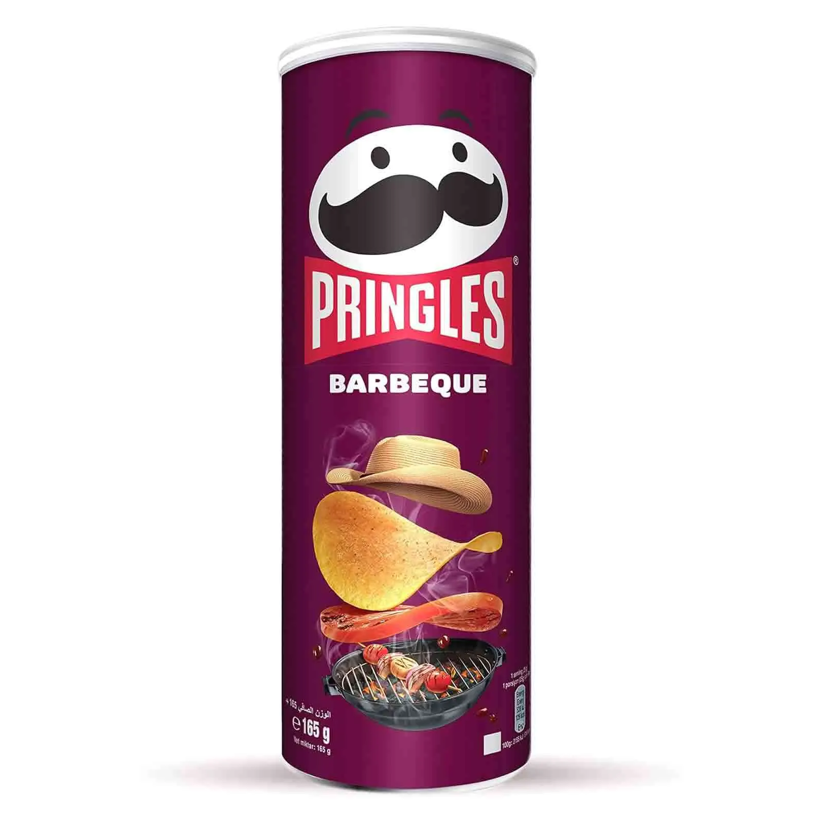 CHIPS BARBEQUE PRINGLES ( 165 gm )