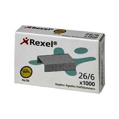STAPLER PINS NO.56 ( 26/6 ) REXEL ( 1000 PC )