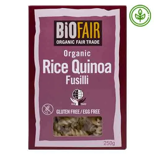RICE QUINOA FUSILLI BIOFAIR ( 250 GM )