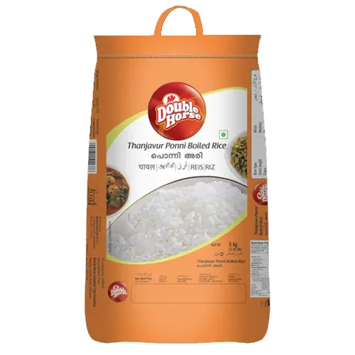 RICE THANJAVUR WHITE PONNI BOILED DOUBLE HORSE ( 5 kg )