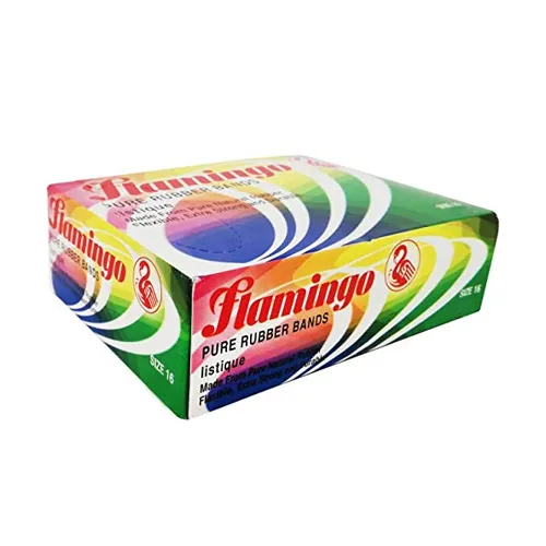 RUBBER BANDS SIZE 16 FLAMINGO ( 500 GM )