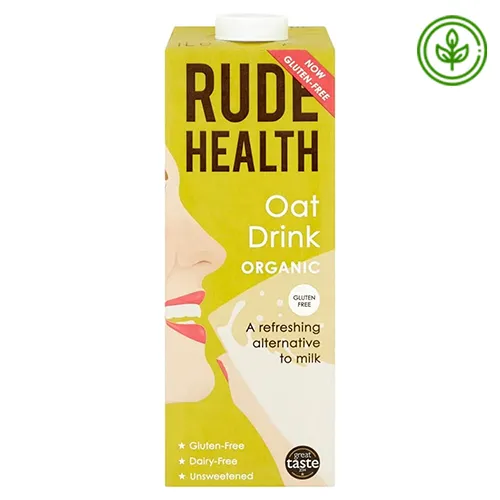MILK OAT DRINK ORGANIC RUDE HEALTH ( 1 LTR )