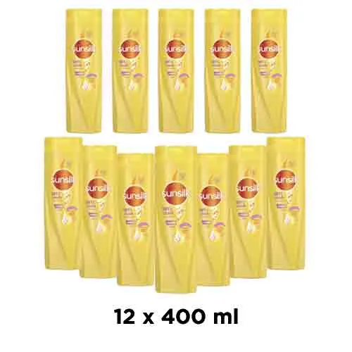 SHAMPOO SOFT & SMOOTH SUNSILK ( 12 X 400 ml )