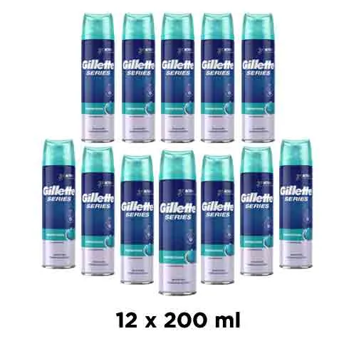 SHAVING GEL PROTECTION GILLETTE ( 12 X 200 ml ) 