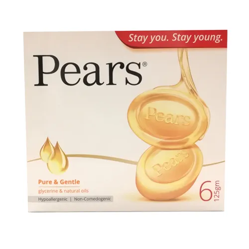 SOAP PURE & GENTLE PEARS ( 6 X 125 gm )