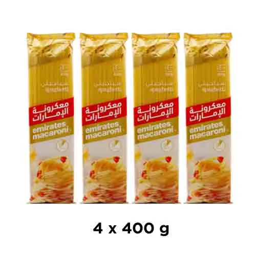 SPAGHETTI EMIRATES MACARONI ( 4 X 400 GM )
