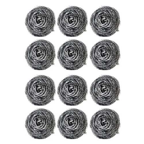  Scotch Brite Steel Spiral 12 Pcs