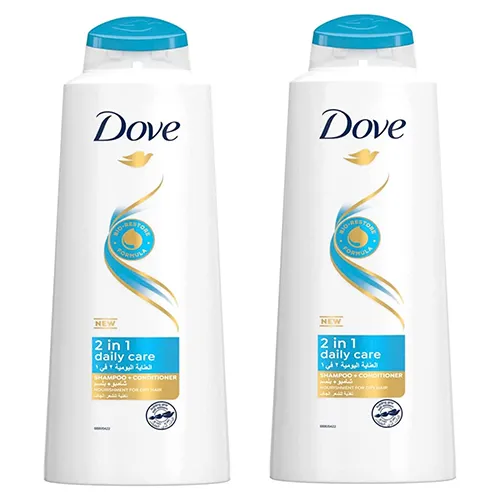 SHAMPOO AND CONDITIONER 2 IN 1 DAILY CARE DOVE ( 2 X 600 ml )