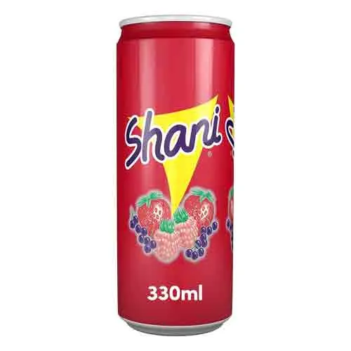 CARBONATED SOFT DRINK BERRY MIX CAN SHANI ( 330 ml )