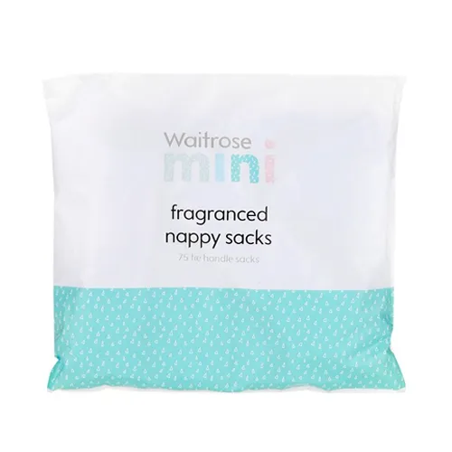 NAPPY SACKS MINI FRAGNANCED SPINNEYS 75 COUNT (PKT)