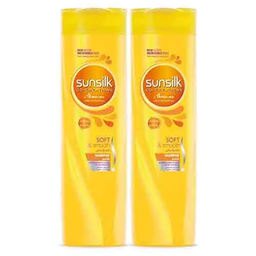 SHAMPOO SOFT & SMOOTH SUNSILK ( 2 X 400 ml )