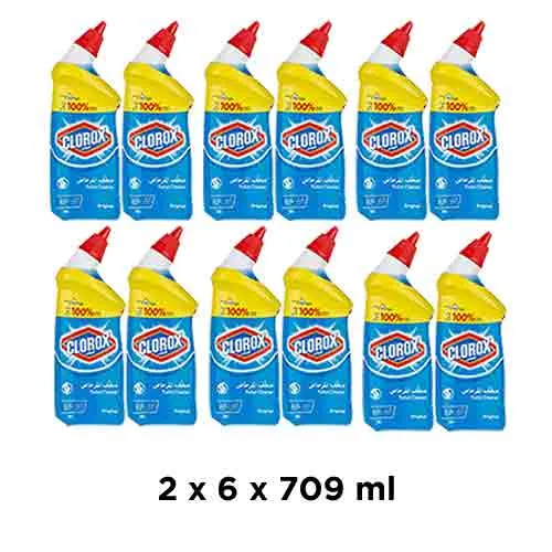 TOILET CLEANER BOWL CLOROX (6 X (2 X 709 ML)) 