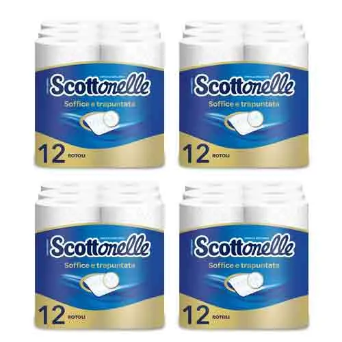 TOILET ROLLS SCOTTONELLE ( 4 X 12 PCS )