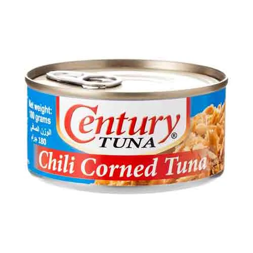 TUNA CHILLI CORNED CENTURY TUNA ( 180 GM )